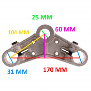 Piastra superiore forcella... 2