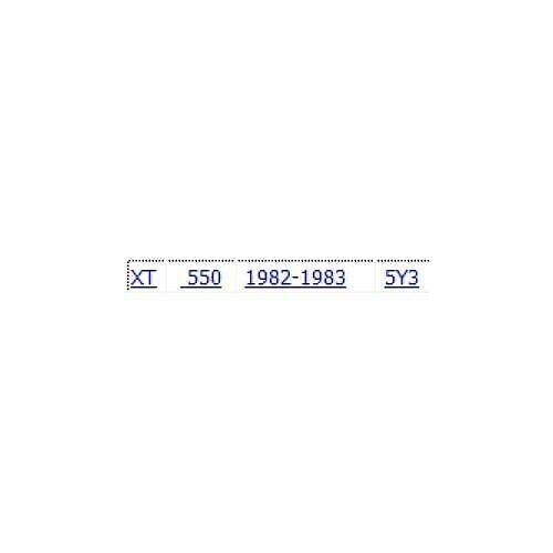 Coppia piastre sterzo Yamaha XT 550