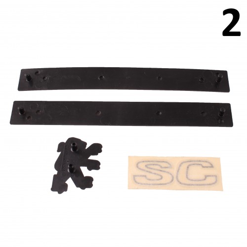 Kit targhette per Peugeot SC...