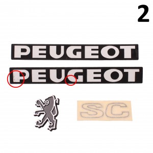 Kit targhette per Peugeot... 2