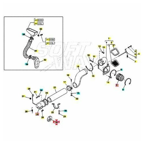Parzializzatore Piaggio Ape 50 220...