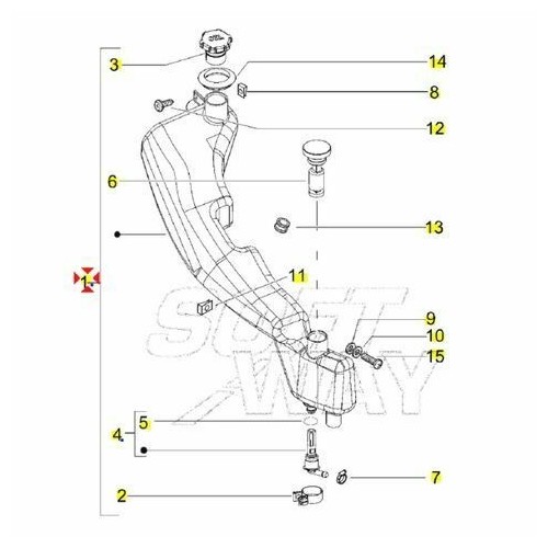 Serbatoio olio Piaggio NRG Power -...