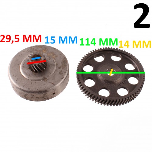 Campana frizione per Garelli cambio...
