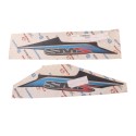 Coppia adesivi fianchi posteriori per Husqvarna SMS 125 - 80A0A2482 80A0A2483
