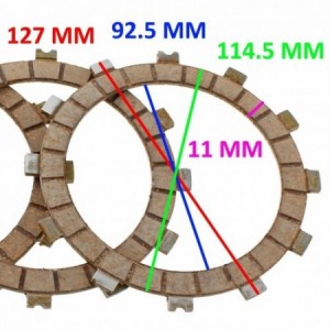 Kit dischi frizione FBM MR6... 2