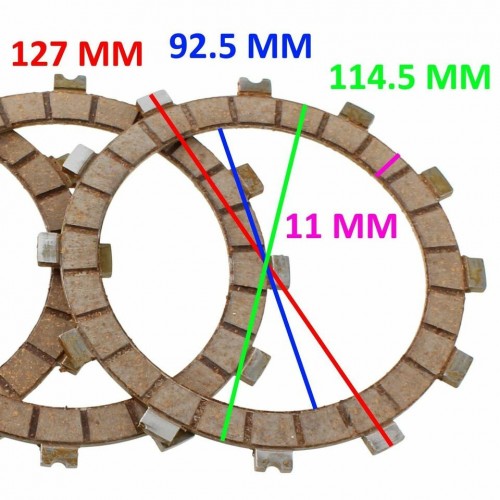 Kit dischi frizione FBM MR6 80 Rieju...