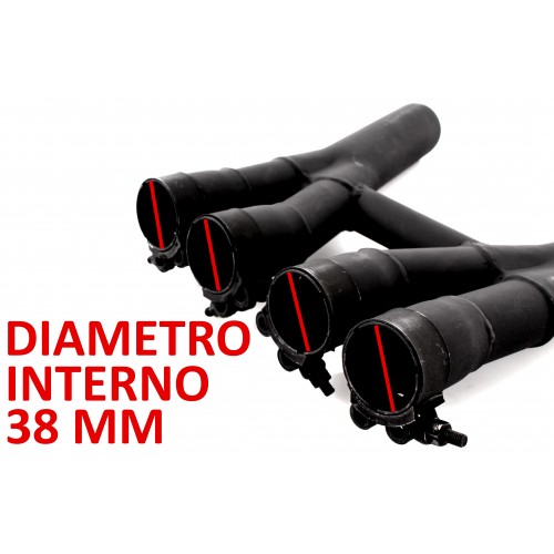 Compensatore 4 in 2 per Kawasaki GPZ...