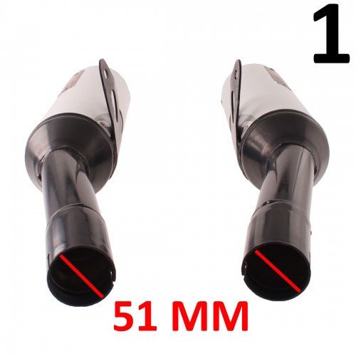 Coppia marmitte per Kawasaki GPX 750 R