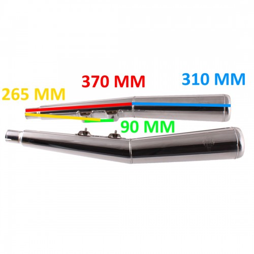 Coppia marmitte per Honda 400 epoca -...