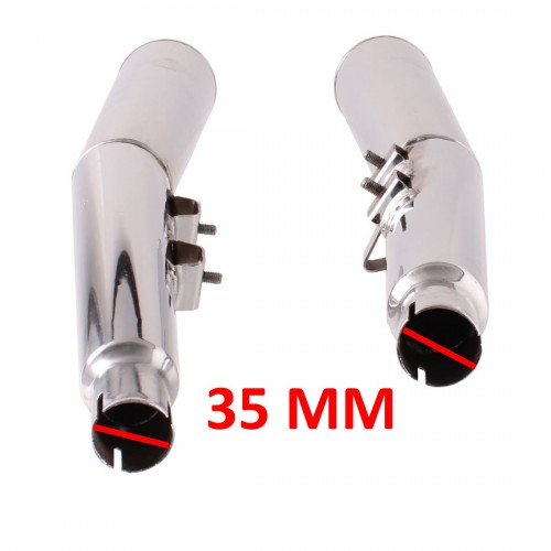 Coppia marmitte per Honda 400 epoca -...