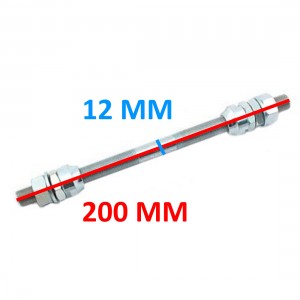 Perno mozzo ruota con coni... 2