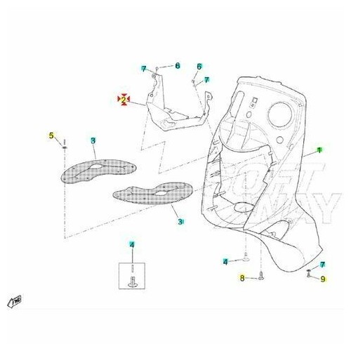 Convogliatore aria Aprilia Leonardo...