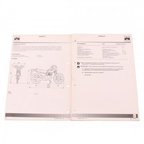 Manuale officina per Cagiva Aletta...