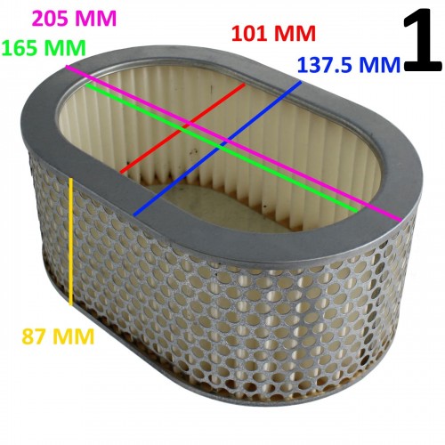 Filtro aria per Suzuki GSXR 600 e 750...