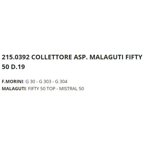 Collettore aspirazione per Malaguti...