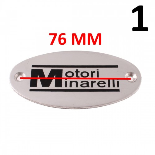 Targhetta carter motore per Minarelli...