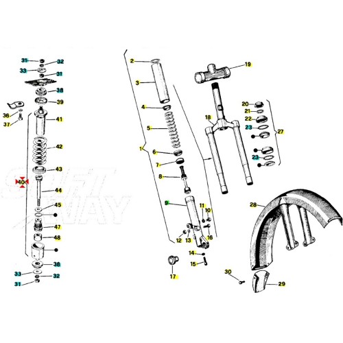 Ammortizzatore posteriore Piaggio...