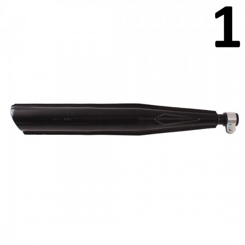 Marmitta per ciclomotori lunga da 22...