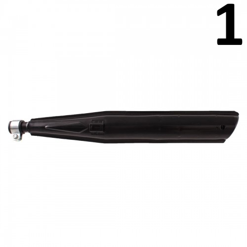 Marmitta per ciclomotori lunga da 22...