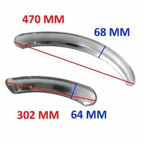 Coppia parafanghi ciclo del 20 epoca...