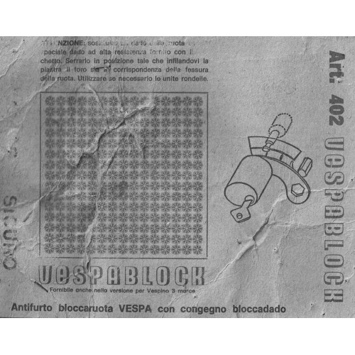 Lucchetto antifurto per Vespa epoca -...