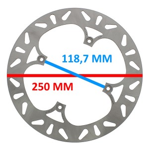 Disco freno anteriore per... 2
