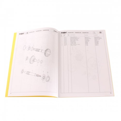 Catalogo ricambi per Italjet Pista 2...