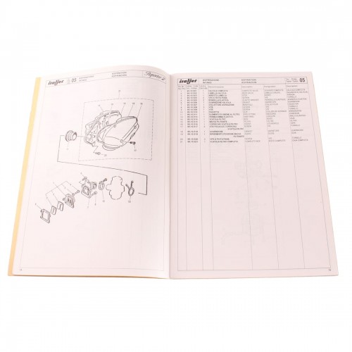 Catalogo ricambi per Italjet Reporter 2