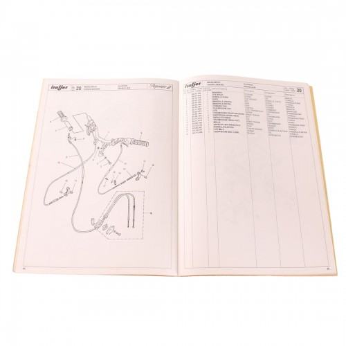 Catalogo ricambi per Italjet Reporter 2