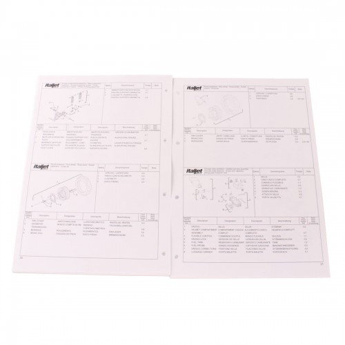 Tempario per Italjet Jupiter 125 150 250