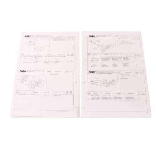 Tempario per Italjet Jet-Set 50 2T...