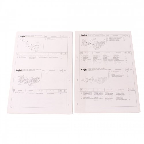 Tempario per Italjet Jet-Set 50 2T...