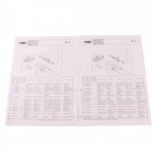Catalogo ricambi per Italjet Jupiter...