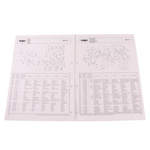 Catalogo ricambi per Italjet Jupiter...