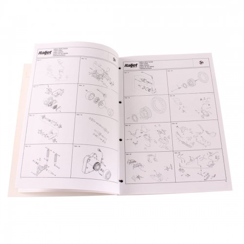 Catalogo ricambi per Italjet Jupiter 250