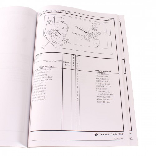 Catalogo ricambi per Sym Attila H125D