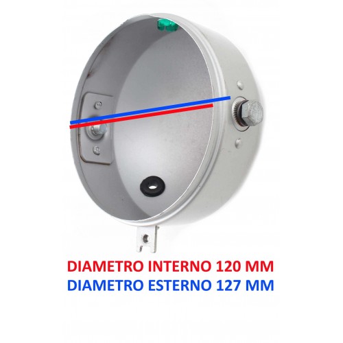 Carcassa faro anteriore grigia Cev 105