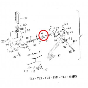 Pistone pompa freno per Ape... 2