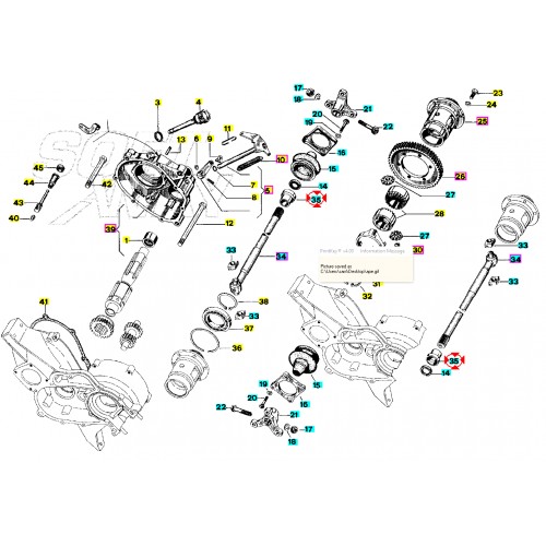 Boccola carter con paraolio per...