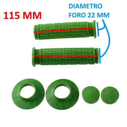 Coppia manopole in gomma per cicli...