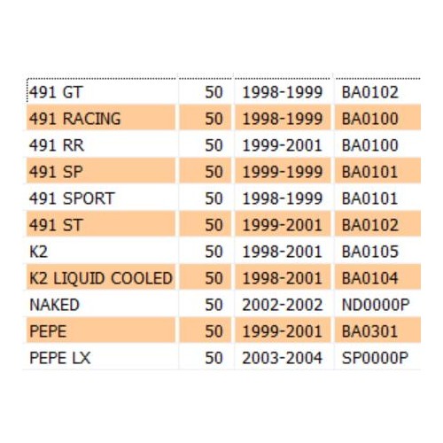 Manicotto aspirazione filtro aria per...