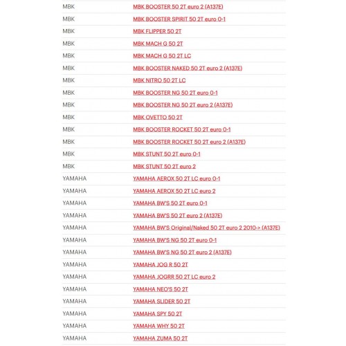 Gruppo trasmissione Over Range per...