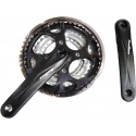 Guarnitura per MTB da 42 x 34 x 24 denti con pedivelle 170 mm - Sunrace FCM500