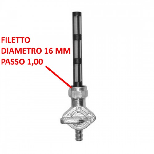 Rubinetto benzina sinistro uscita...