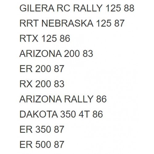 Ceppi freno posteriori Gilera 125 RX...