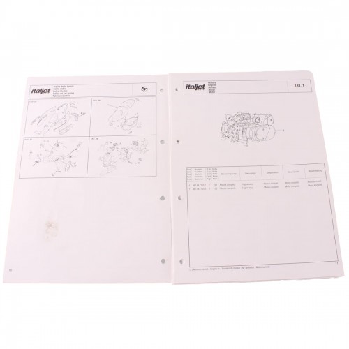 Catalogo ricambi per Italjet...