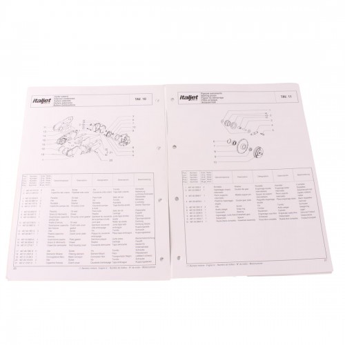 Catalogo ricambi per Italjet...