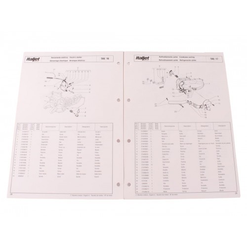 Catalogo ricambi per Italjet Torpedo...