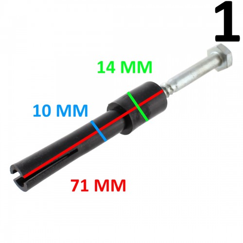 Espansibile cavalletto laterale...