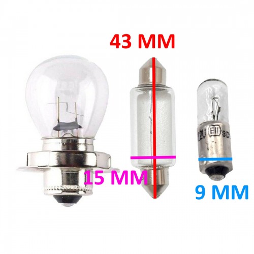 Tris lampade 6 V Ciao Si Bravo Grillo...